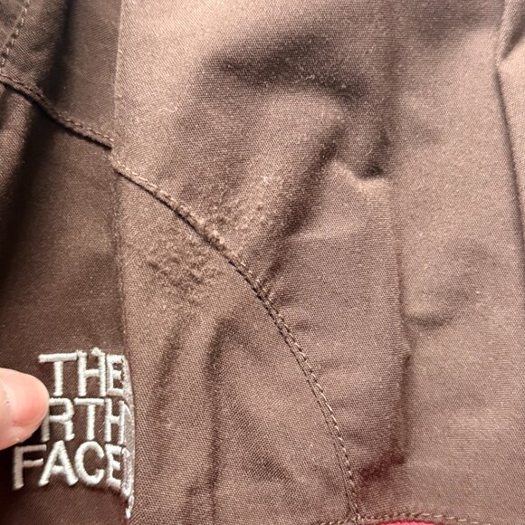 The North Face HyVent Jacket – Pink & Brown Waterproof Shell | Women’s Outdoor C - Picture 3 of 3